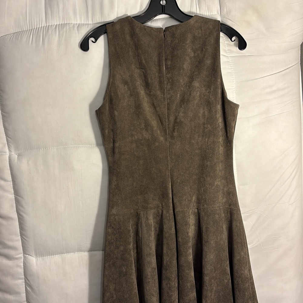 Ivanka Trump Faux Suede Dress sz 2 - Picture 7 of 9